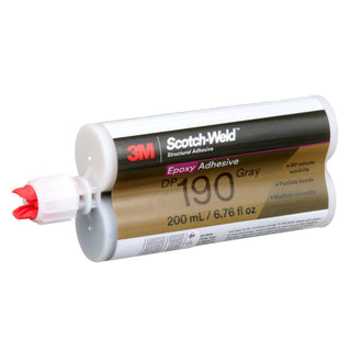 3M Scotch-Weld Epoxy Adhesive DP190, Gray, 200 mL Duo-Pak