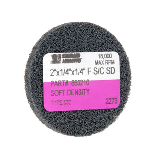 Standard Abrasives S/C Unitized Wheel 853210, 532 2 in x 1/4 in x 1/4
in