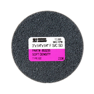 Standard Abrasives S/C Unitized Wheel 853235, 532 3 in x 1/4 in x 1/4
in