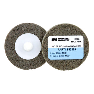 Standard Abrasives Quick Change TR A/O Unitized Wheel 882199, 821 2 in
x 1/4 in