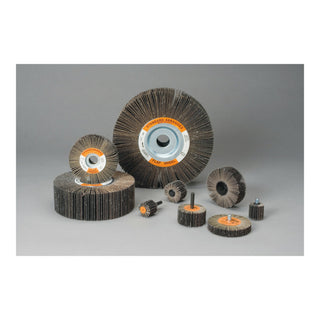 Standard Abrasives Aluminum Oxide Flap Wheel, 661506, 80, 6 in x 1-1/2in x 1 in