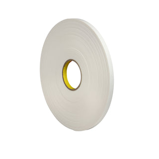 3M Urethane Foam Tape 4108, Natural, 1 in x 36 yd, 125 mil, 9 rolls percase