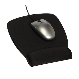 3M Foam Mouse Pad Wrist Rest MW209MB, Compact Size, Fabric, Black