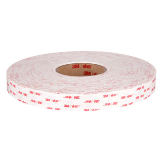 3M VHB Tape 4930, White, 1 in x 72 yd, 25 mil