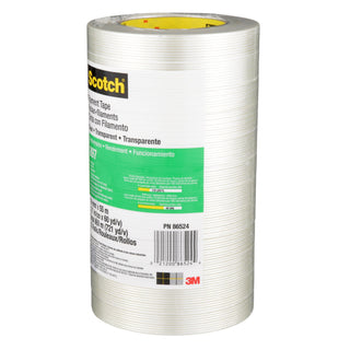 Scotch® Filament Tape 897, Clear, 18 mm x 55 m, 5 mil