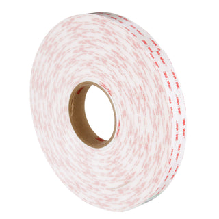 3M VHB Tape 4930, White, 3/4 in x 72 yd, 25 mil, Small Pack