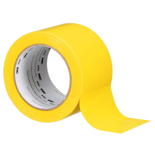 3M General Purpose Vinyl Tape 764, Yellow, 3 in x 36 yd, 5 mil, 12 Roll/Case