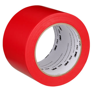 3M General Purpose Vinyl Tape 764, Red, 3 in x 36 yd, 5 mil, 12 Roll/Case