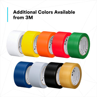 3M General Purpose Vinyl Tape 764, Green, 1 in x 36 yd, 5 mil, 36 Roll/Case