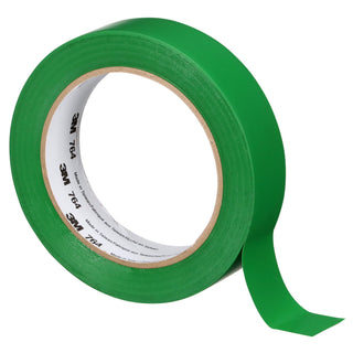 3M General Purpose Vinyl Tape 764, Green, 1 in x 36 yd, 5 mil, 36 Roll/Case