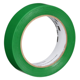 3M General Purpose Vinyl Tape 764, Green, 1 in x 36 yd, 5 mil, 36 Roll/Case