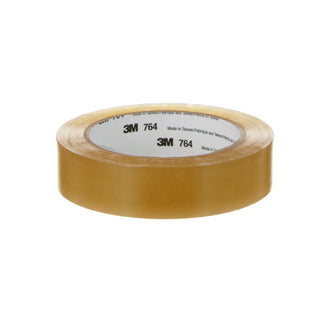 3M General Purpose Vinyl Tape 764, Transparent, 1 in x 36 yd, 5 mil