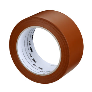 3M General Purpose Vinyl Tape 764, Brown, 2 in x 36 yd, 5 mil, 24 Roll/Case