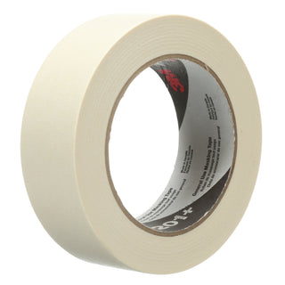 3M General Use Masking Tape 201+, Tan, 36 mm x 55 m, 4.4 mil