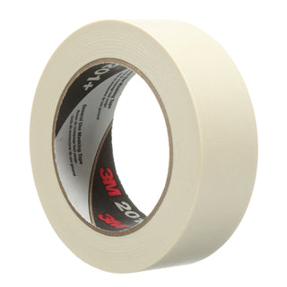 3M General Use Masking Tape 201+, Tan, 36 mm x 55 m, 4.4 mil