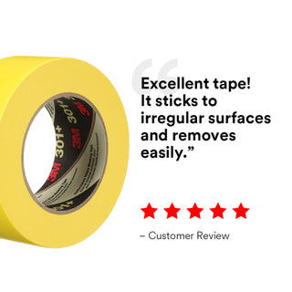 3M Performance Yellow Masking Tape 301+, 48 mm x 55 m, 6.3 mil