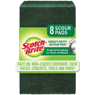 Scotch-Brite® Heavy Duty Scour Pad, 228, 8pk 6 Pks/cs