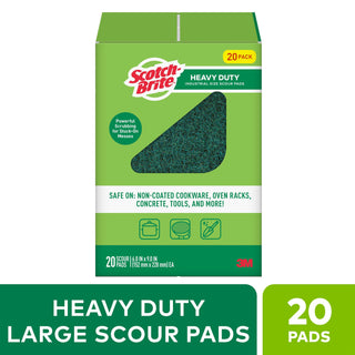 Scotch-Brite® Heavy Duty Scour Pad 220-6X9-3L, 6 in x 9 in