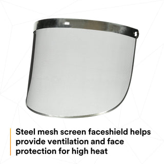 3M Steel Mesh Faceshield Screen W96M 82506-00000, Molded