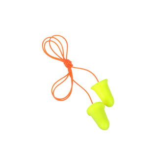 3M E-A-Rsoft FX Earplugs 312-1260, Corded, Poly Bag