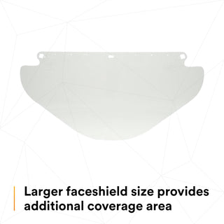 3M Wide Clear PETG Faceshield WE96X 82581-00000, Flat Stock