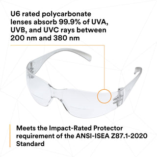 3M Virtua Reader Protective Eyewear 11514-00000-20 Clear Anti-Fog
Lens