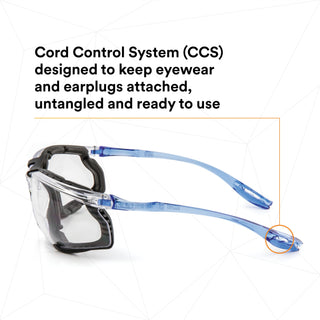 3M Virtua CCS Protective Eyewear 11872-00000-20, with Foam Gasket