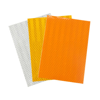 3M Flexible Prismatic Reflective Sheeting 3314 Orange, 4 in x 50 yd