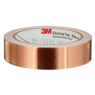 3M EMI Copper Foil Shielding Tape 1181, 1 in x 18 yd (25,40 mm x 16,5m)