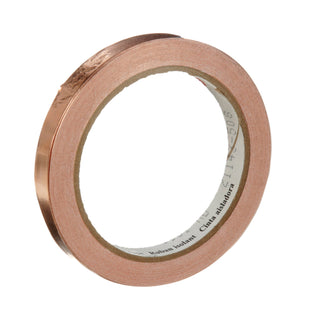 3M EMI Copper Foil Shielding Tape 1181, 1/2 in x 18 yd (12.70 mm x 16.5m)