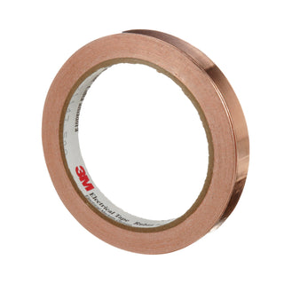 3M EMI Copper Foil Shielding Tape 1181, 1/2 in x 18 yd (12.70 mm x 16.5m)