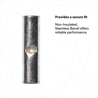 3M Scotchlok Butt Connector, Non-Insulated Seamless M10BCK, 12-10 AWG