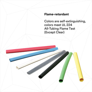 3M Heat Shrink Tubing Assortment Pack FP-301-1/8-Assort: 6 in lengthpieces