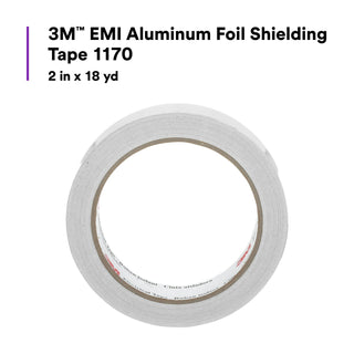 3M EMI Aluminum Foil Shielding Tape 1170, 2 in x 18 yd