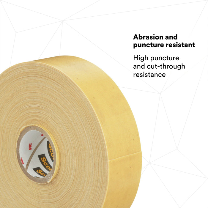 Scotch® Varnished Cambric Tape 2520, 3/4 in x 36 yd, Yellow