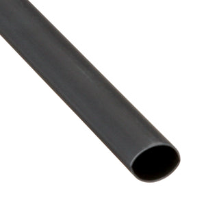 3M Thin-Wall Heat Shrink Tubing EPS-300, Adhesive-Lined,1/2-48"-Black-Hdr-12 Pcs