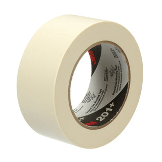 3M General Use Masking Tape 201+, Tan, 48 mm x 55 m, 4.4 mil