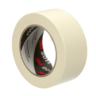 3M General Use Masking Tape 201+, Tan, 48 mm x 55 m, 4.4 mil