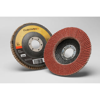 3M Cubitron II Flap Disc 967A, 40+, T27, 4-1/2 in x 7/8 in