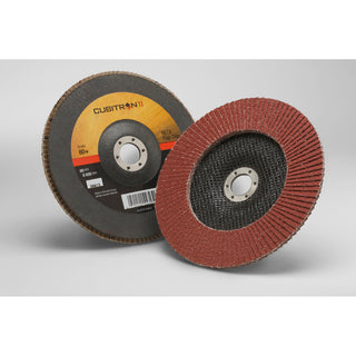 3M Cubitron II Flap Disc 967A, 80+, T27, 7 in x 7/8 in