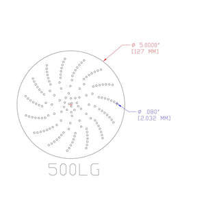 3M Xtract Paper Disc 236U, 55500, P180 C-weight, 5 in, Die 500LG