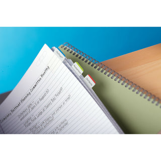 Post-it® Durable Tabs 686L-GBR, 1 in. x 1.5 in. Green, Blue, Red 22 TabsPad