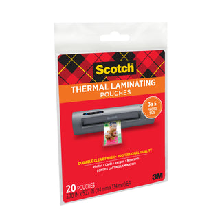 Scotch Thermal Pouches TP5902-20 for items ups to 3.70 in x 5.27 in