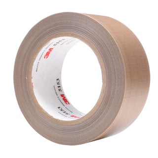 3M General Purpose PTFE Glass Cloth Tape 5153, Light Brown, 2 in x 36yd