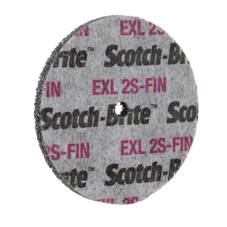 Scotch-Brite EXL Unitized Wheel, XL-UW, 2S Fine, 3 in x 1/2 in x 3/16
in