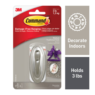 Command Traditional Medium Hook 17051BN-ES