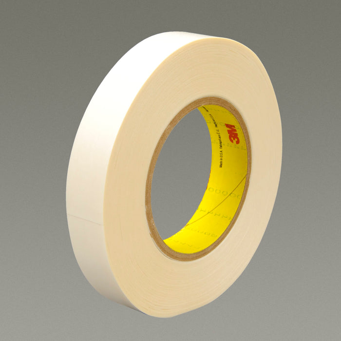 3M Repulpable Heavy Duty Double Coated Tape R3257, White, 24 mm x 55m,4.1 mil