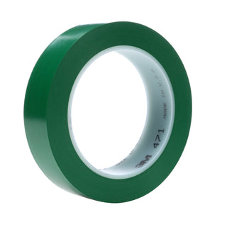 3M Vinyl Tape 471, Green, 3/4 in x 36 yd, 5.2 mil, 48 Roll/Case