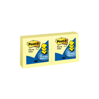 Post-it® Dispenser Pop-up Notes R330-YW, 3 in x 3 in, (7.62 cm x 7.62 cm)