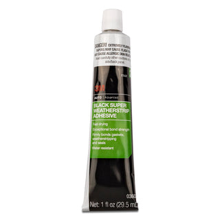 3M Black Super Weatherstrip Adhesive, 03602, 1 oz